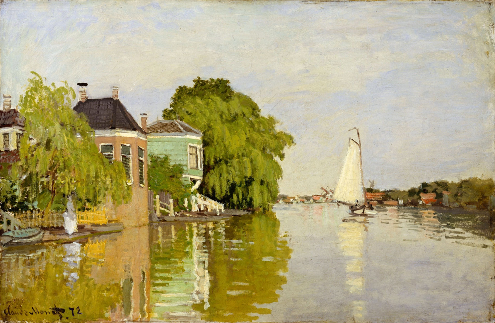 Houses on the Achterzaan 1871